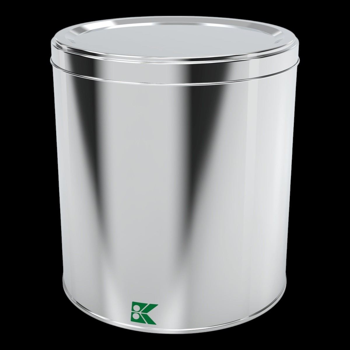 Cylinder Tin Can 4 lt Pet Food Metal Container dia 175 x H180 mm 4 lt