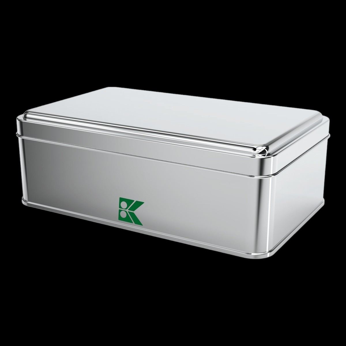Rectangle Tin Can 1.5 lt Baklava Sweet Treats Box 114 x 188 x 60 mm 1.50 Lt  Slip Lid