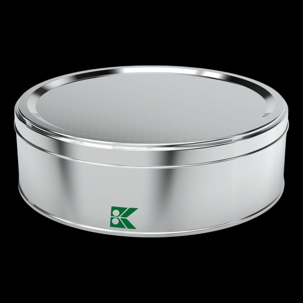 Rectangle Tin Box 3 lt Baklava Metal Container dia 240 x H50 mm 3 lt  Slip Lid
