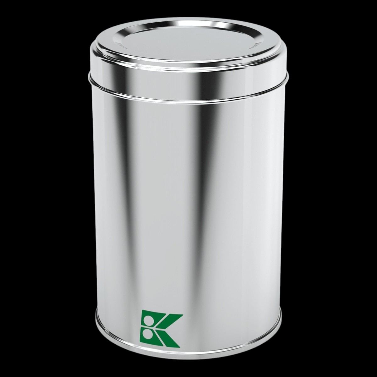 Cylinder Tin Can 1 lt Agricultural Tin Metal Container dia 99 x H130 mm 1 lt Slip Lid