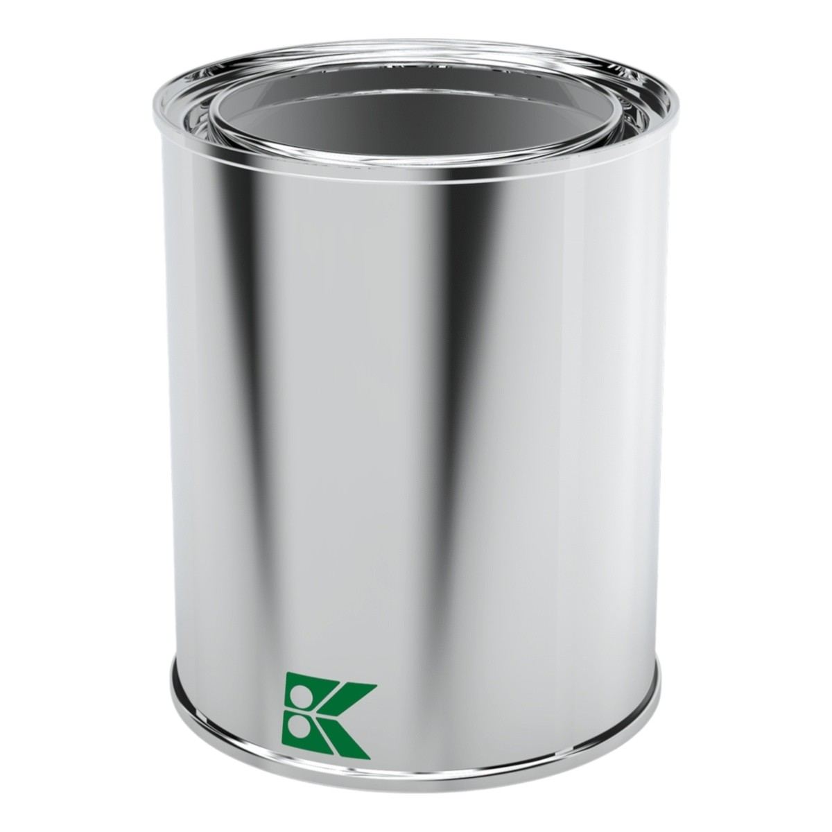 Cylinder Tin Can Margarine Metal Container dia 99 x H124 mm 1 lt  