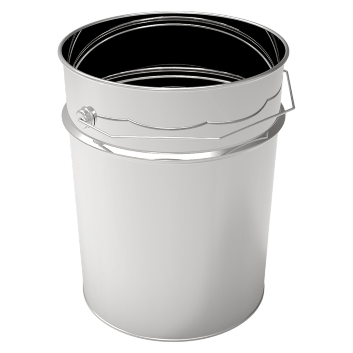 Cylinder Tin Bucket Paint Metal Container dia 220 x H237 mm 9 lt  