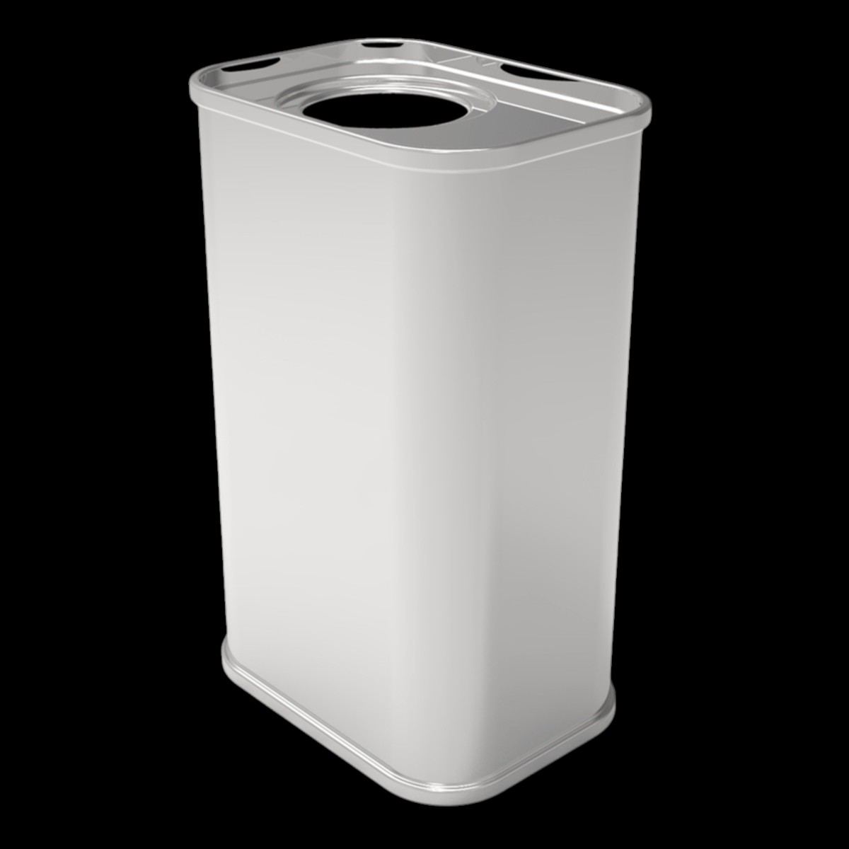 Rectangular Metal tin container 250ml capacity Olive Oil Container 43 x 60x93mm dimensions  0.25 Lt