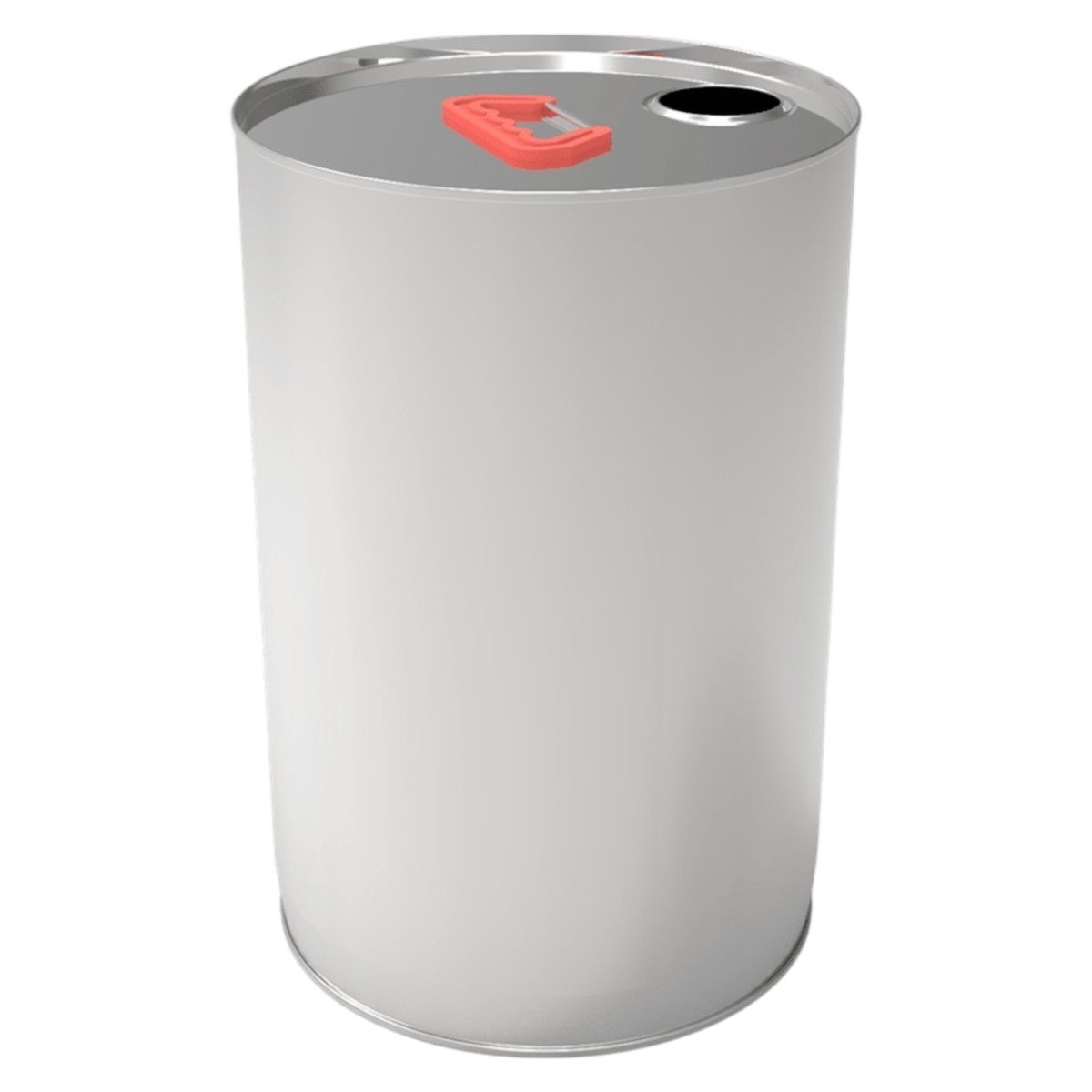 Cylindrical Metal tin container 23 Liter Large Agricultural Storage Container 277mm x 390mm  