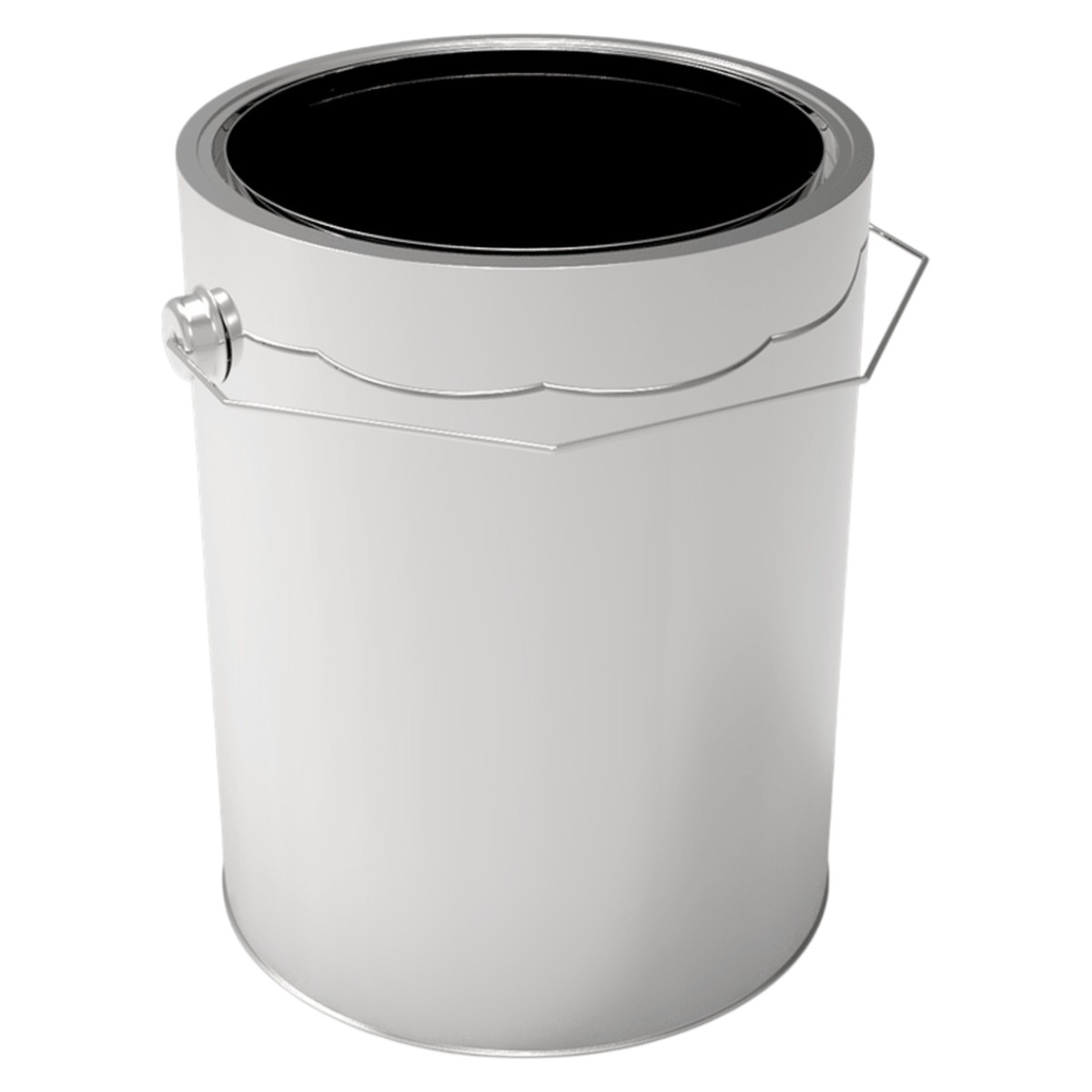 Cylinder Tin Can 4 lt Paint Bucket Metal Container dia 165 x H194mm  