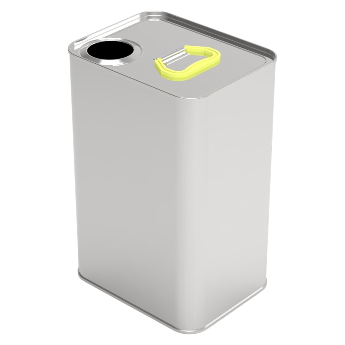 Rectangular Metal tin container Agricultural Storage Container 116 x 150x225mm dimensions  