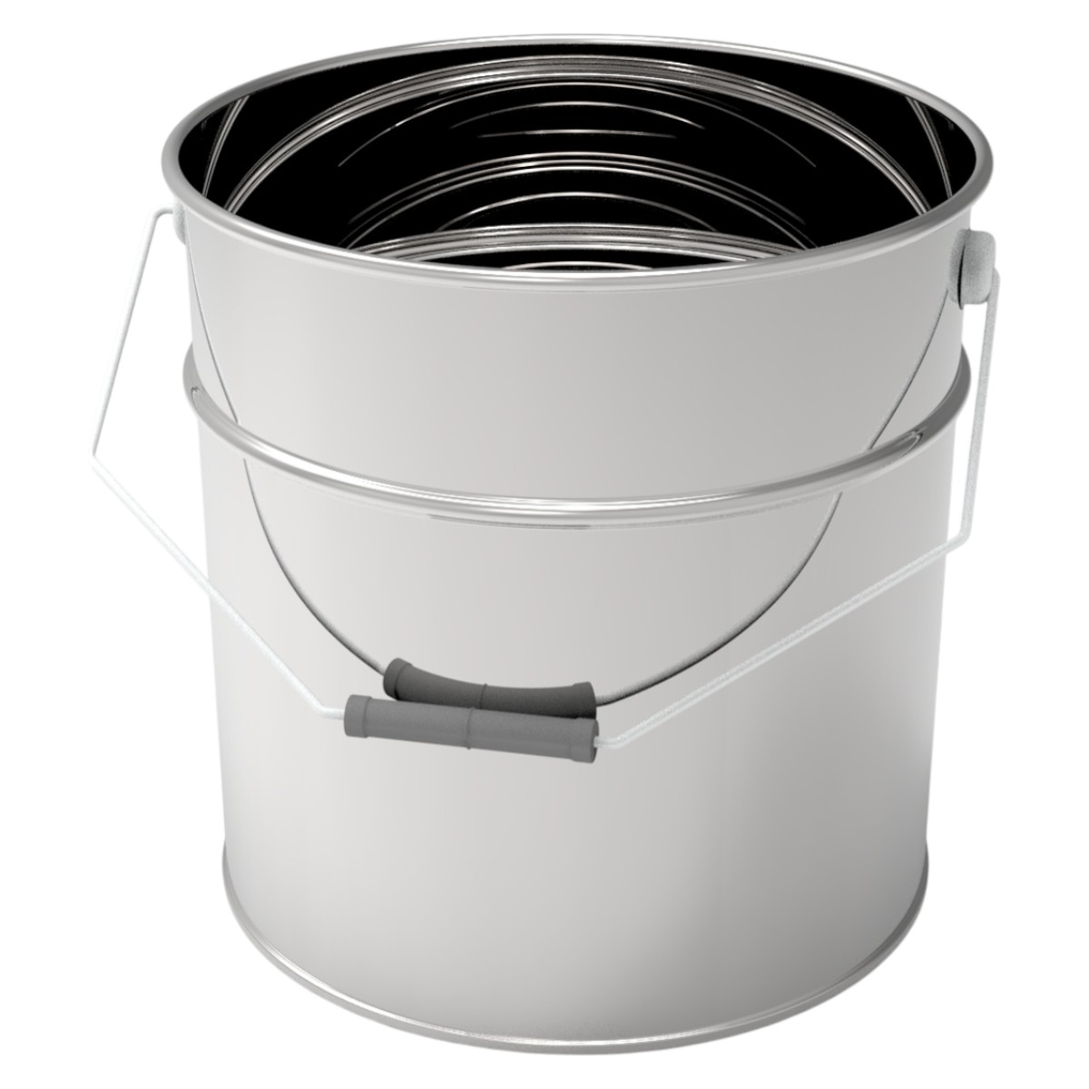 Cylindrical Metal tin container 5 Liter Agricultural Industrial Storage Container 175mm x 235mm  