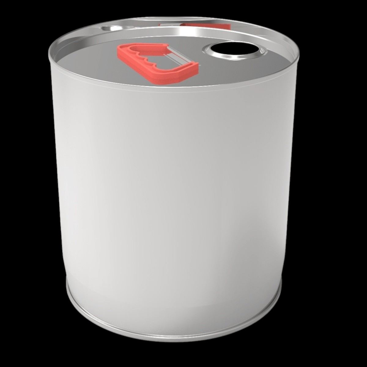 Cylinder Tin Can 4L Thinner Container dia 153 x H230mm