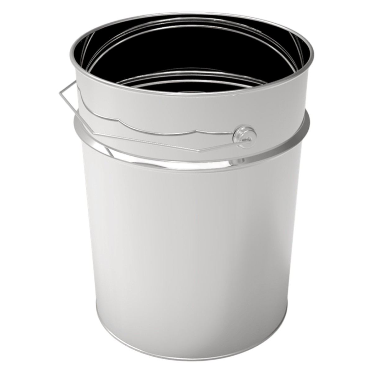 Cylindrical Metal tin container 4 Liter Food Grade Storage Bucket for Praline Waffle Puree 175x167mm dimensions  