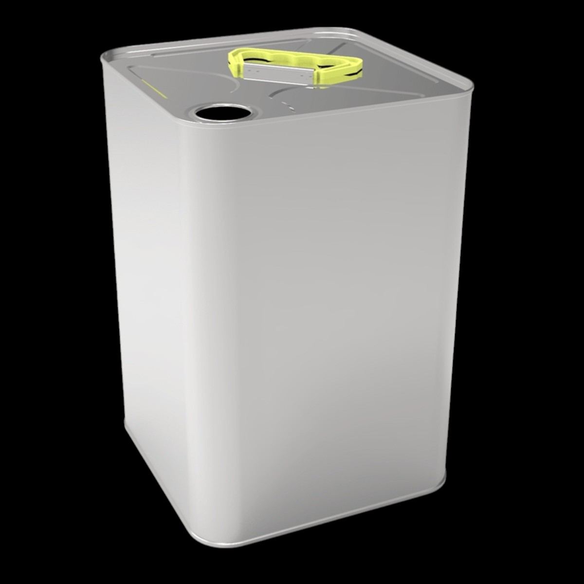 Square Metal tin container 11 Liter Oil Storage Container 198x198x293 mm  