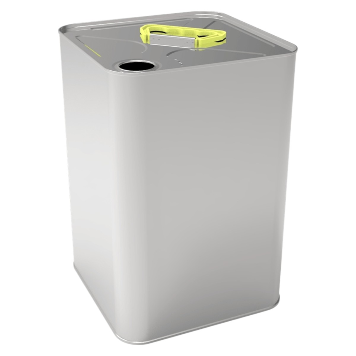 Square Metal tin container 11 Liter Oil Storage Container 198x198x293 mm  