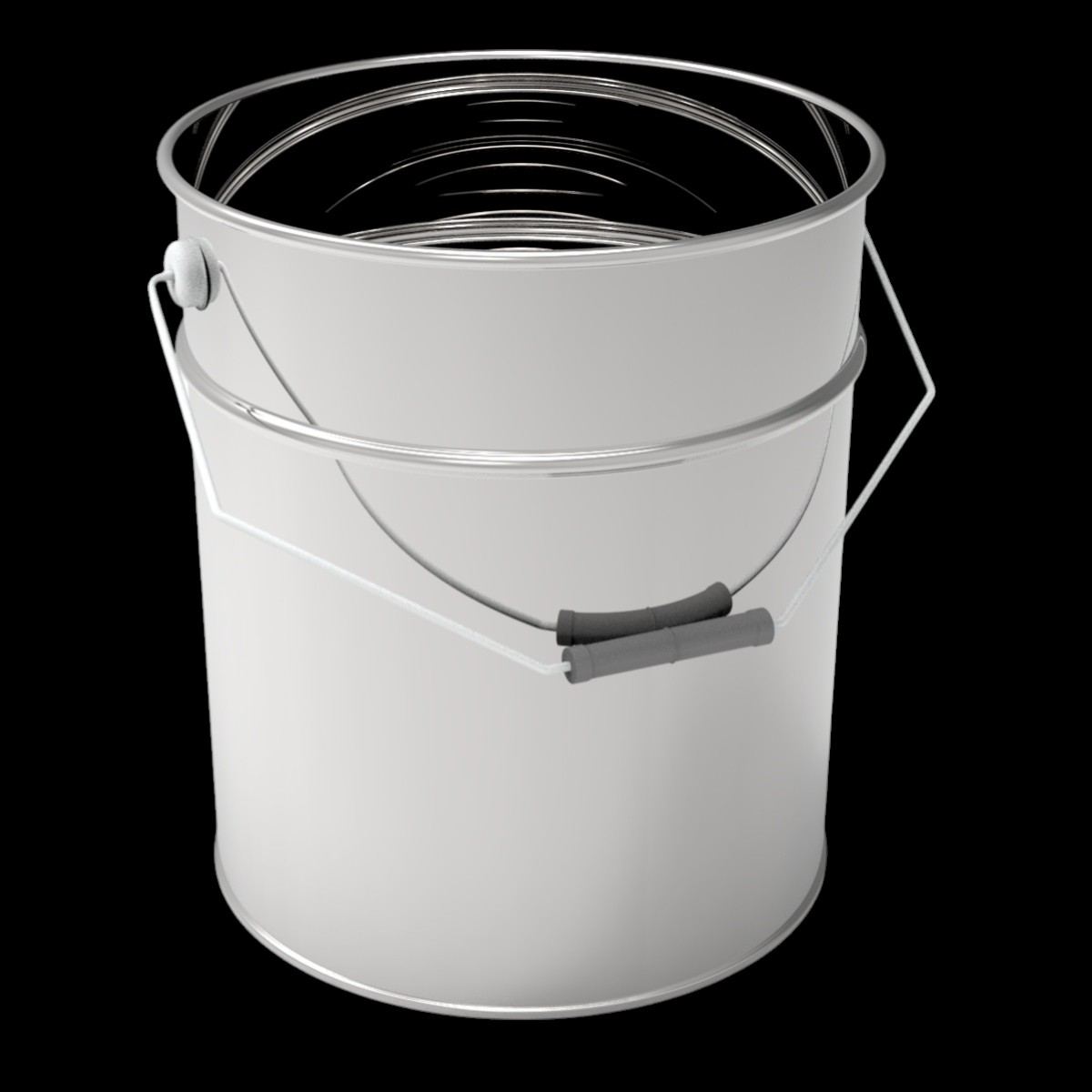 Cylinder Tin Can 18 lt Glucose Syrup Bucket dia 270 x H320mm