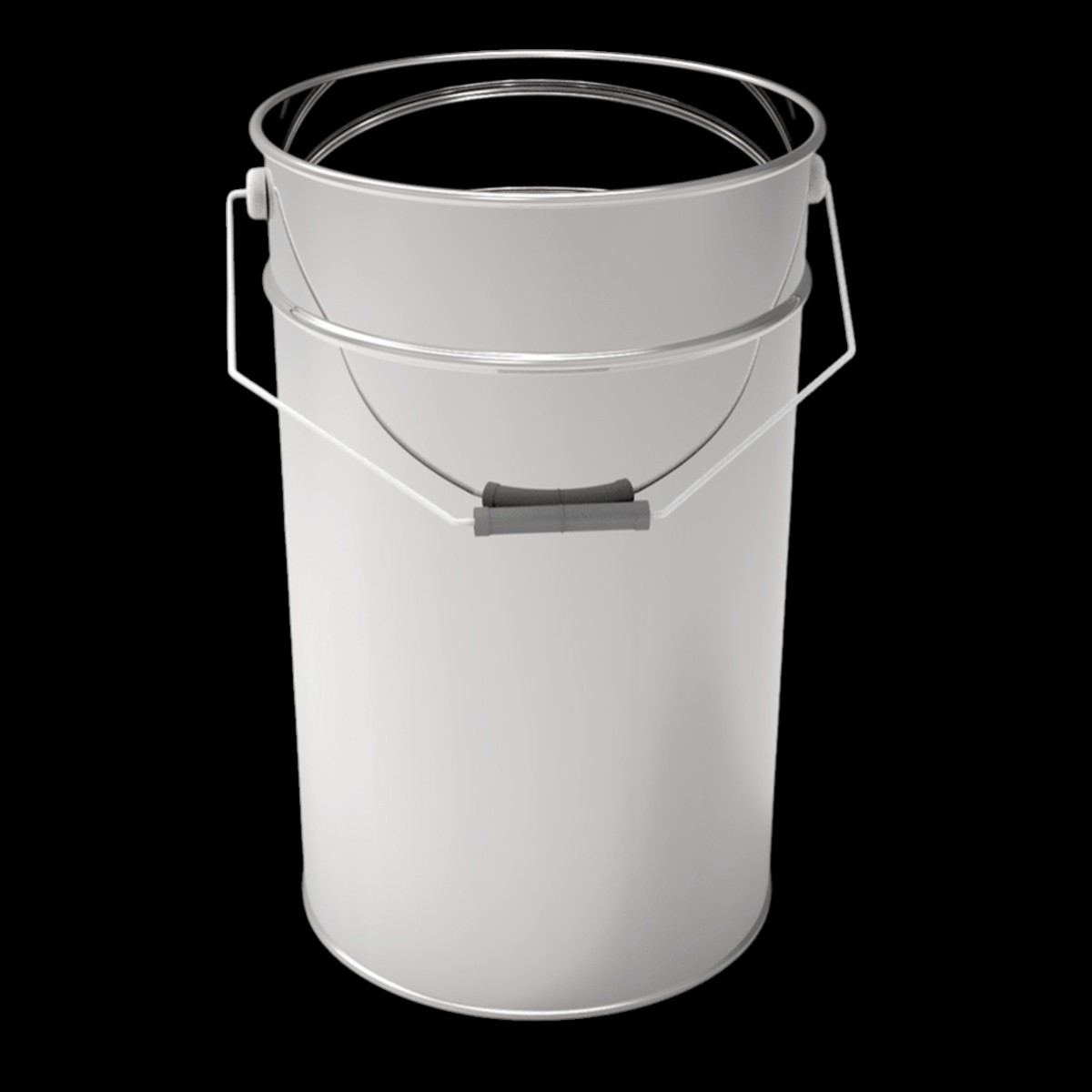 Cylindrical Metal tin container Agricultural Storage Container 270mm Diameter x 450mm Height  
