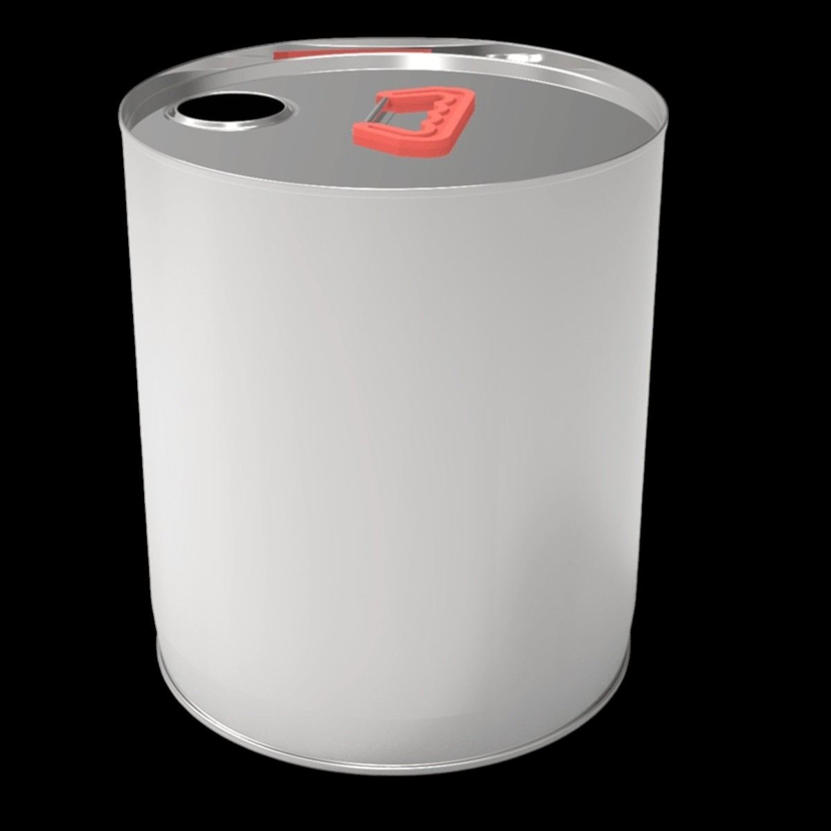 Cylinder Tin Can Oil Barrel dia 277 x H305mm  