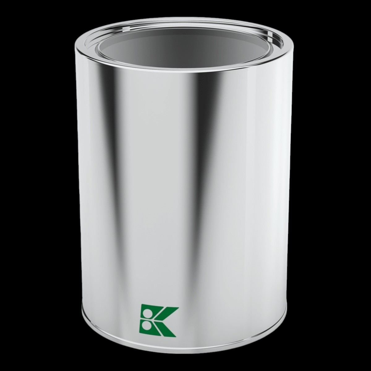 Cylinder Tin Can Paint Container dia 73 x H120mm   0.5 Lt