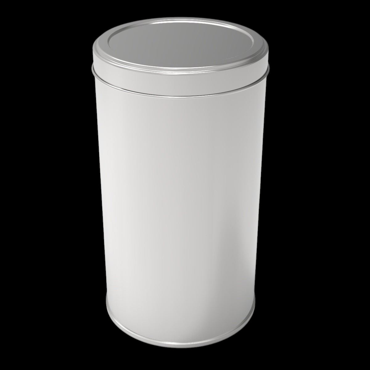 Round Tin Can Helva Container dia 99 x H66mm Slip Lid 0.5 Lt