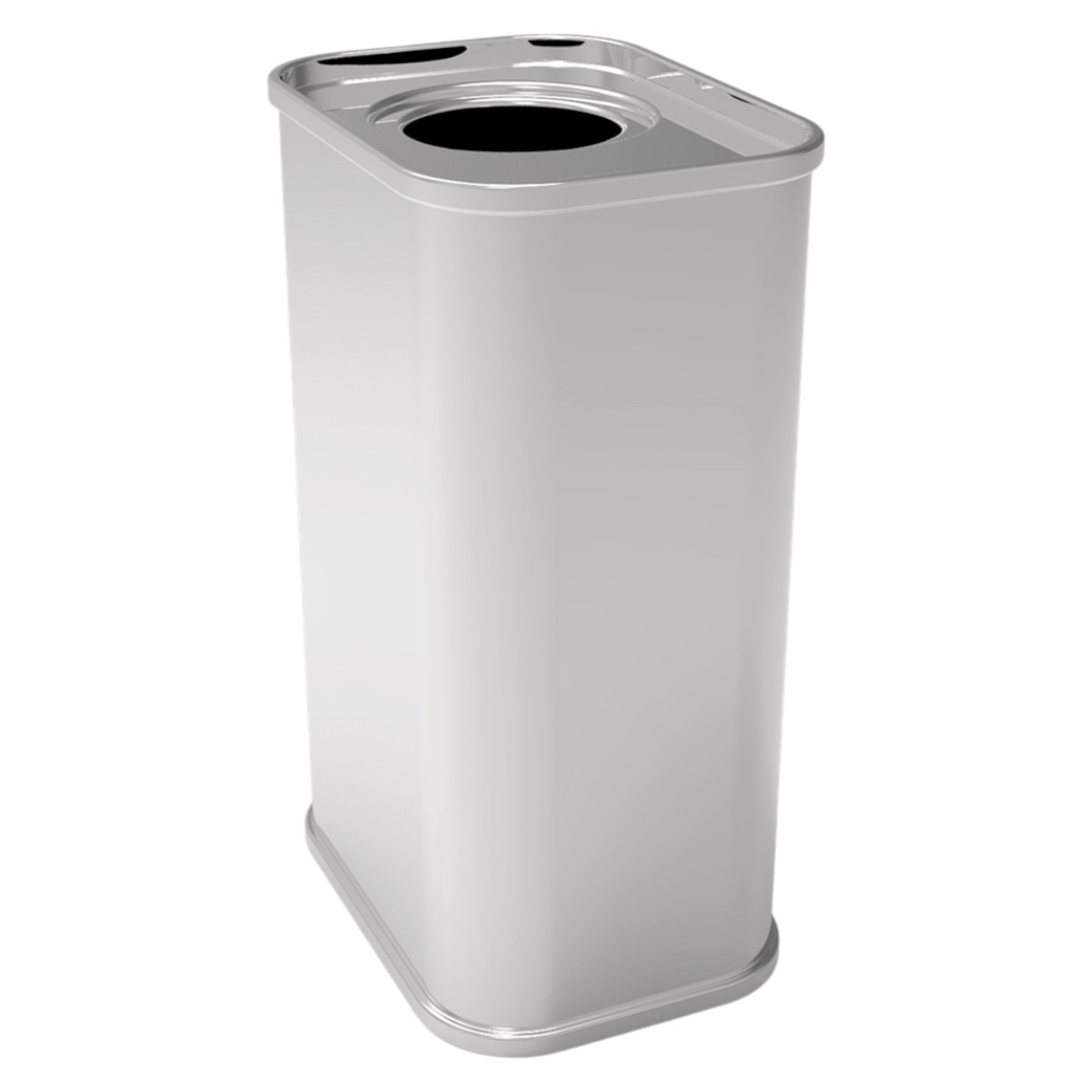 Rectangular Metal tin container 200ml capacity Olive Oil Container 43 x 60x93mm dimensions   0.2 Lt