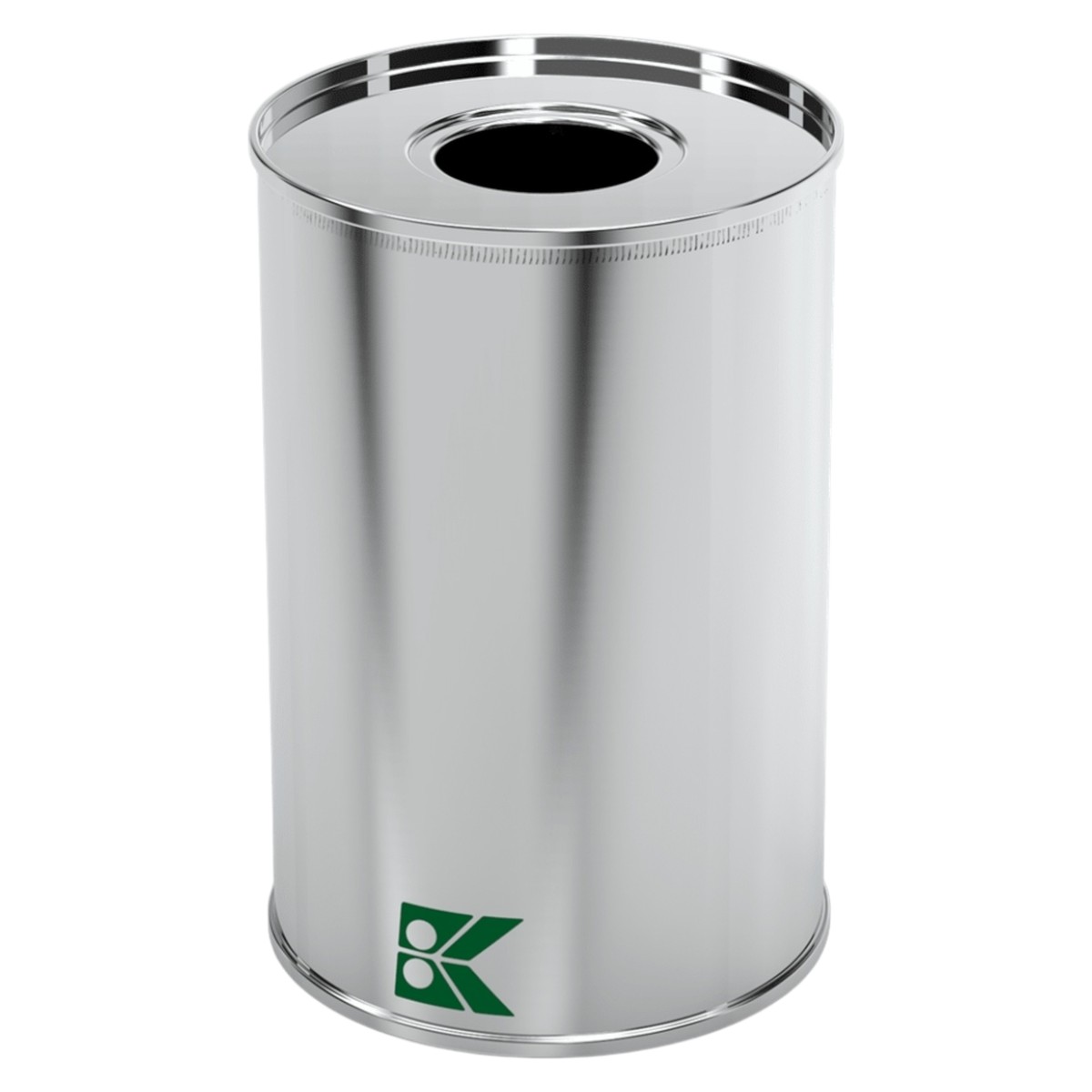 Cylindrical Metal tin container for Olive Oil Packaging 73mm x 140mm Food Storage Container   0.5 Lt