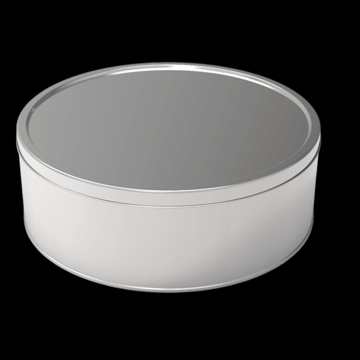 Cylinder Tin Box 2 lt Paste Container dia 153 x H109mm Slip Lid