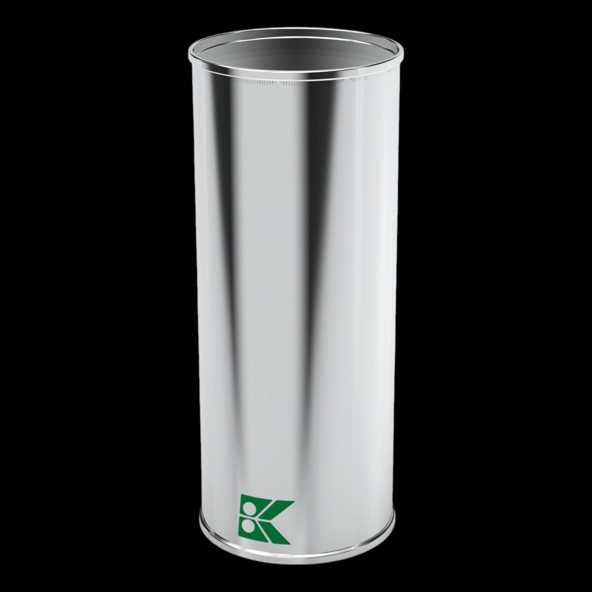 Cylindrical Metal tin container 1 Liter Industrial Metal Container for Thinner Solvents Dimensions dia 83 x H215mm  