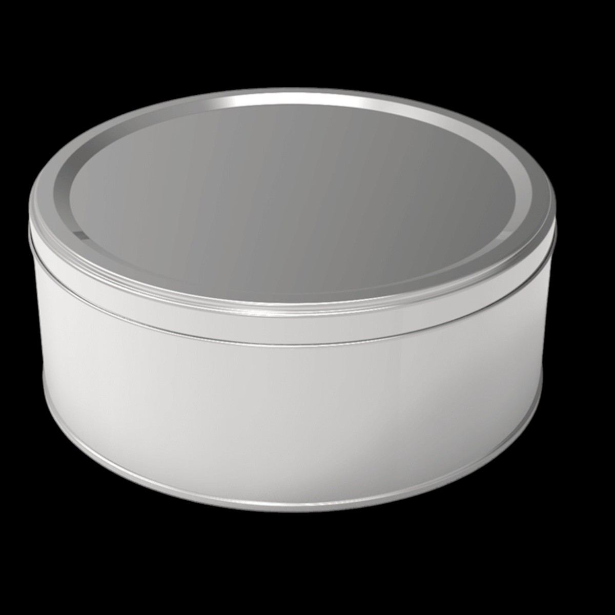 Cylinder Tin box 2 lt Helva Container dia 153 x H109mm Slip Lid