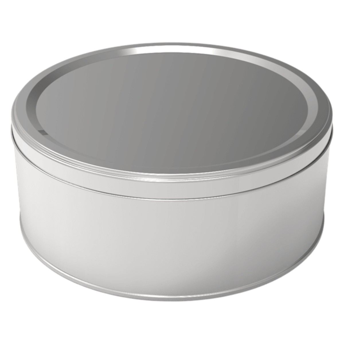 Cylinder Tin box 2 lt Helva Container dia 153 x H109mm  Slip Lid