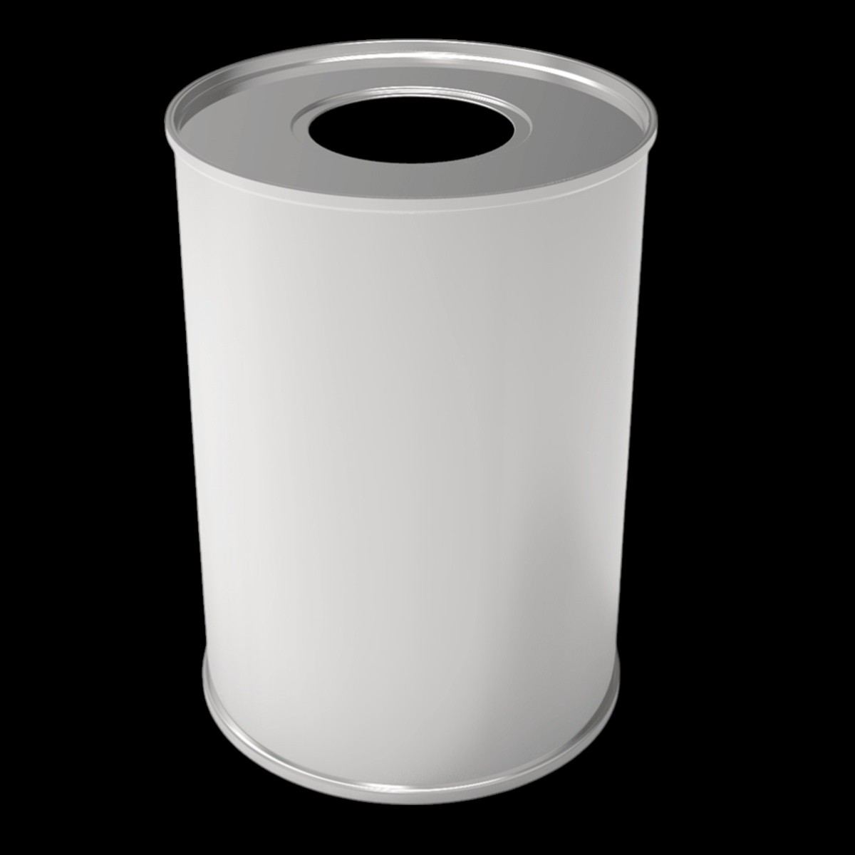 Cylindrical tin can 1 Liter Oil Metal Container dia 99mm x 150mm